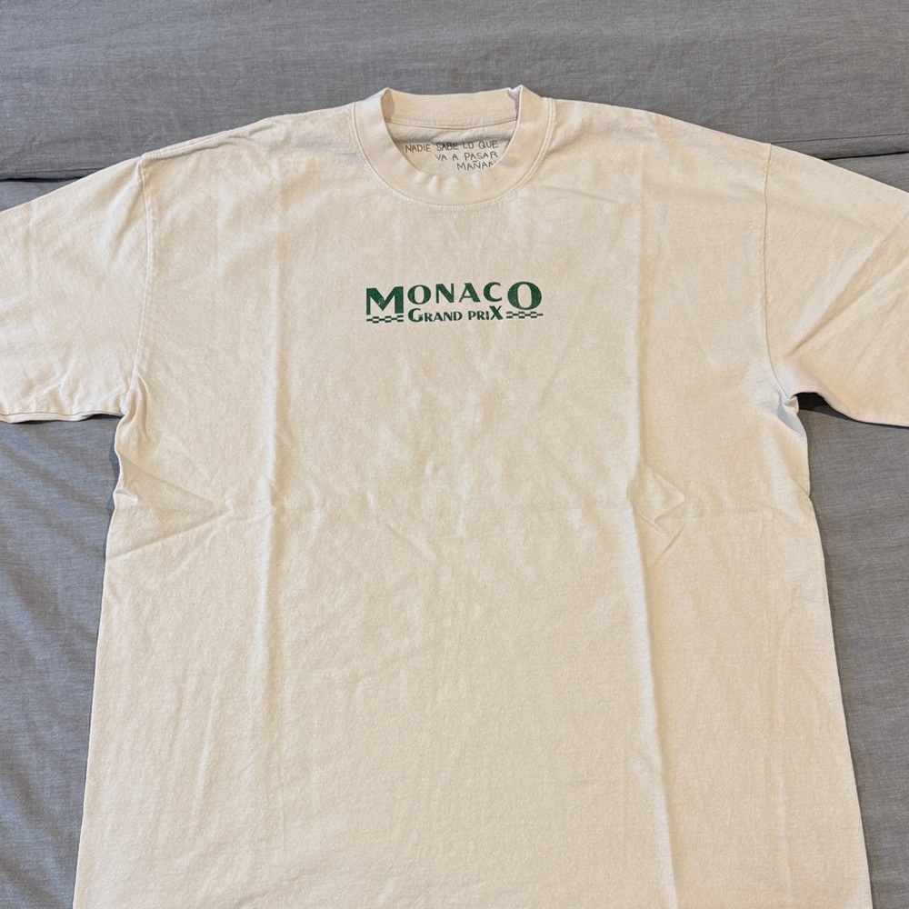 Bad Bunny Concert Merch-
Monaco Racing Graphic Tee
Size L